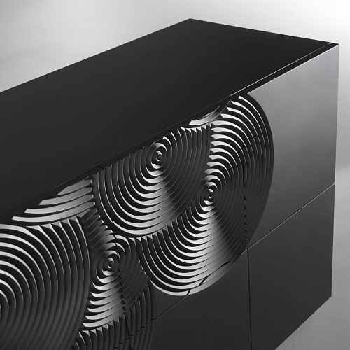 Contemporary Black Sideboard