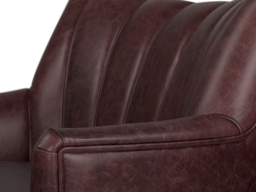 Luxe Leather Single Sofa