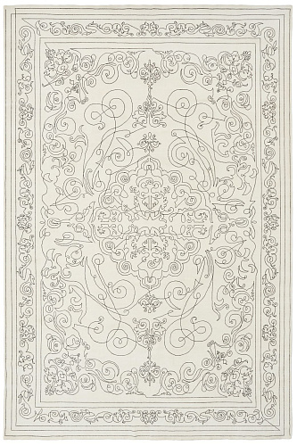One-Stroke Hand-Woven Rug