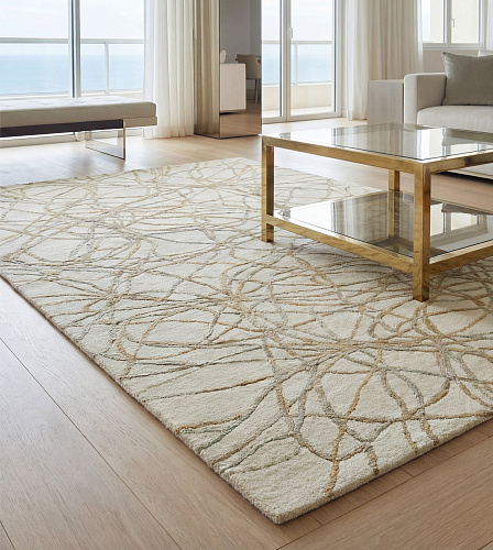 Golden Filigree Rug