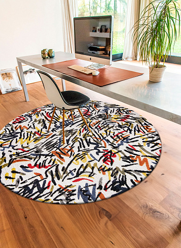 Street Graph 9144 Round Rug