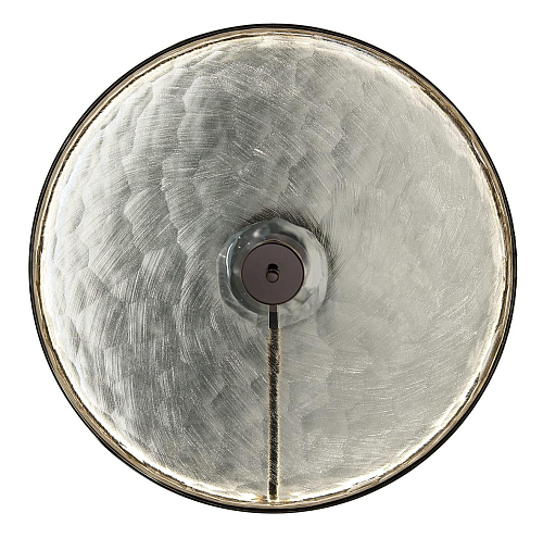 Black Nickel LED Crystal Wall and Ceiling Lamp
