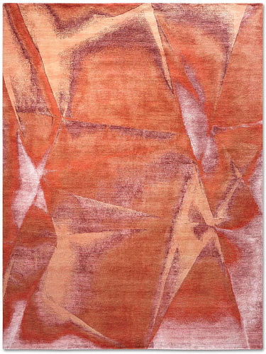Rusty Hand-Knotted Rug