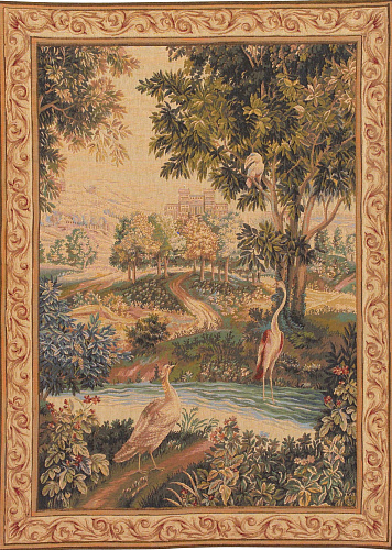 Greenery with Birds Tapestry