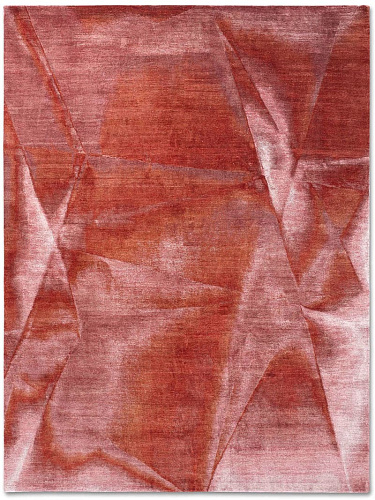 Rust Hand-Knotted Rug
