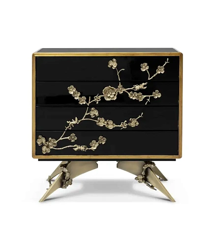 Mirage Lacquer Bedside Table