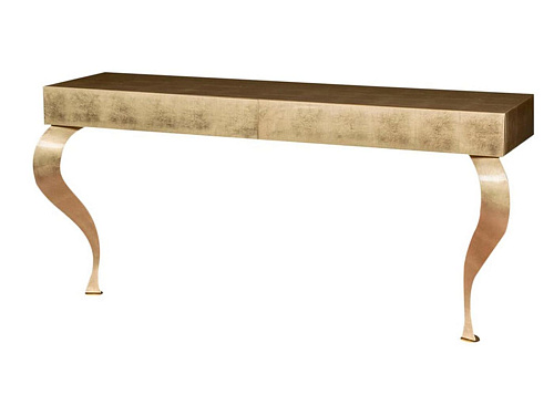 Luigi Gold Finish Console