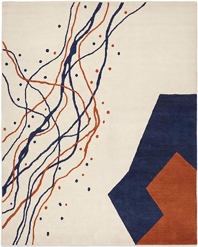 Linear Emblem Rug