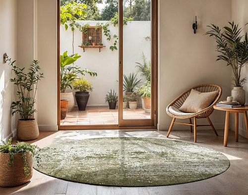 Uranus 9727 Round Rug