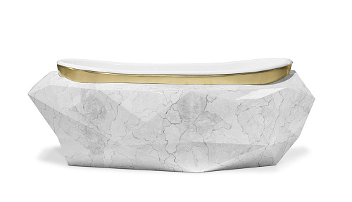 Gemstone Faux Marble Bath