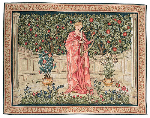 The Minstrel, William Morris Tapestry