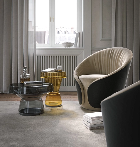 Giudecca Round Glass Coffee Table