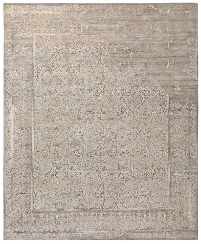 Agra Rocked Chrome Rug