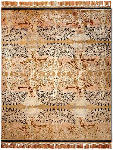 Deer Soft Hand-Woven Rug