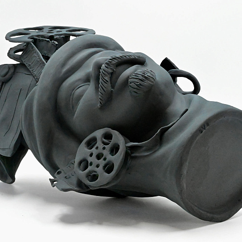 Grey Matte Moor's Sculpture