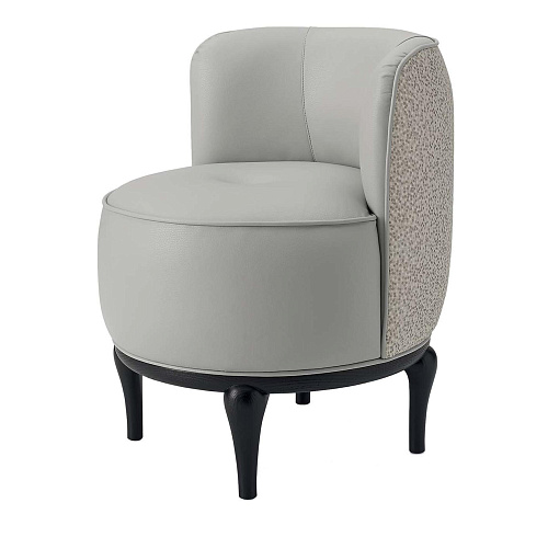 Artisan White Round Lounge Chair