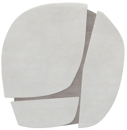 Designer Grey Shaped Rug