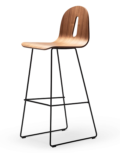 Gotham Black Ash Bar Stool