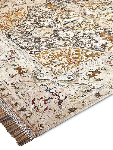 Gold Luxury Hand-Knotted Rug