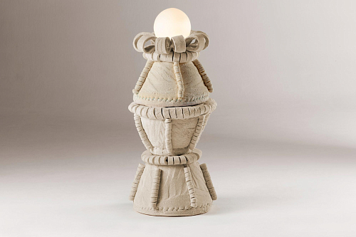 Marjorelle Lotus Handcrafted Table Lamp