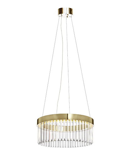 Small Gold Ring Chandelier