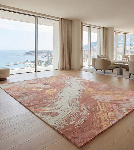 Marble Drift Rose Rug