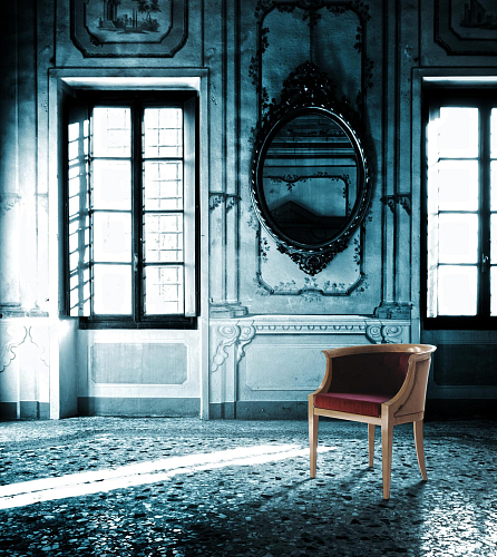 Roberta Brown Chair with Armrests