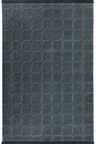 Night Blue Hand-Tufted Rug
