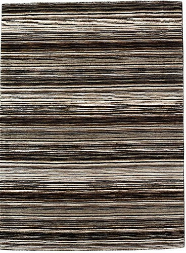 Handloom Beige Striped Rug