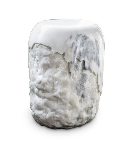 Carrara Marble Stool